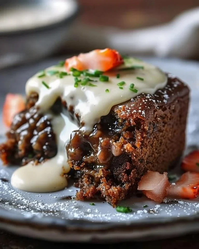 Decadent chocolate lava cake with a molten center on a dessert plate