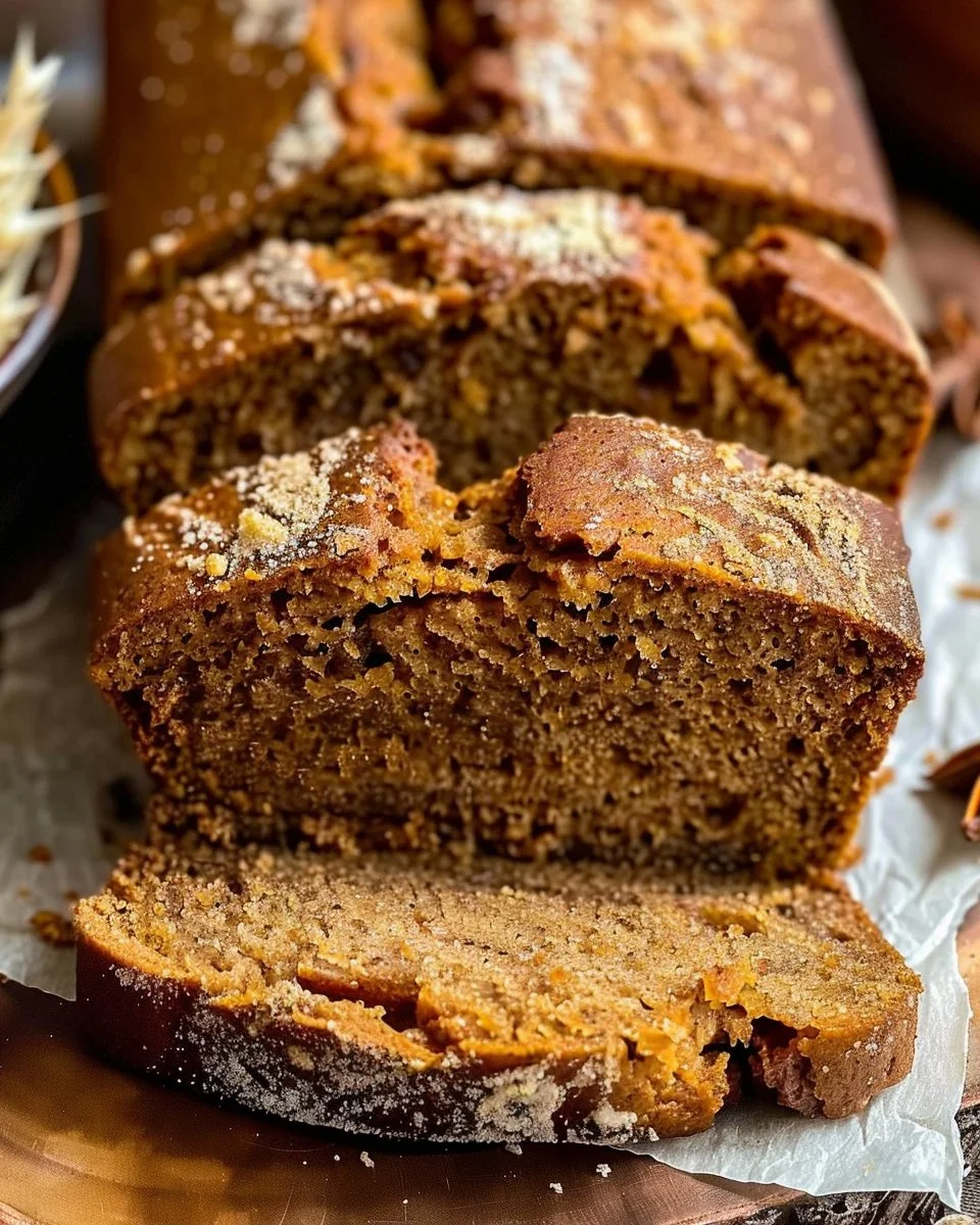 Freshly baked spiced harvest bread with autumn spices and ingredients